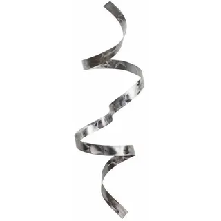 Kunstloft Wanddeko Silber 95/34 cm , Silberfarben , Metall , 4.07x34x28 cm , Bilder & Rahmen, Wanddeko