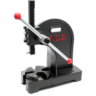 2T Drehdornpresse Werkstattpresse Dornpresse Handhebelpresse Gusseisen 2000 kg Presskraft