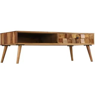 vidaXL Couchtisch Massivholz Akazie Honigbraun 110x50x37 cm - Braun