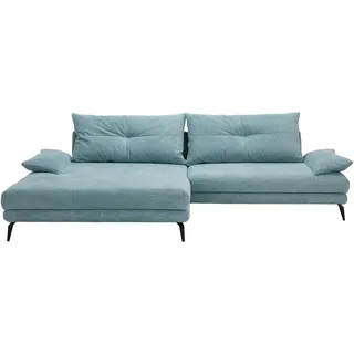 CARRYHOME Ecksofa Türkis, - 294x176 cm,