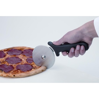 APS 88949 Pizzaschneider, Ø 10 cm, Edelstahl-Klinge, ergonomischer Griff aus Polypropylen