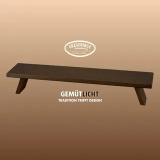 Schwibbogen-Fensterbank WEIGLA "Weihnachtsdeko, Made in Germany" Gr. 3, braun, B:70cm H:11cm T:13cm, Holzwerkstoff, Schwibbögen, Schwibbogen-Fensterbank, aus Holz, buche-rustikal, Höhe ca. 11 cm