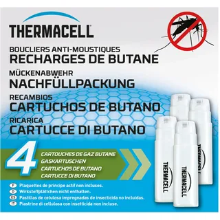 ThermaCell Mückenabwehr Nachfüllpackung Butangaskartusche 4 Stück