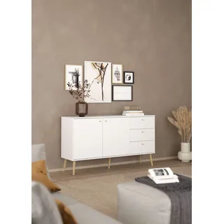 Home Affaire Sideboard Bodo 147,2 x 81,7 x 39,1 cm Weiß