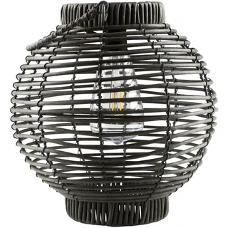 AM Design Gartenleuchte »Solar-Laterne, Handarbeit, aus Kunststoff« kabellose Beleuchtung für den Außenbereich, grau