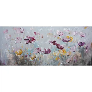 Bönninghoff Ölgemälde Blumen Blumenwiese 1 Stk. tlg. jedes Bild ein Unikat, BxH: 140x60 cm