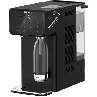 Philips Wasserspender Schwarz + 1x CO2-Zylinder
