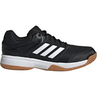 Adidas Damen Speedcourt Women Indoor Shoes Schuhe, core Black/FTWR white/GUM10, 41 1/3