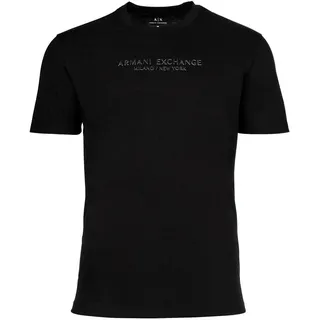 T-Shirt ARMANI EXCHANGE "T-Shirt T-SHIRT 1er Pack", Herren, Gr. M, schwarz, Obermaterial: 100% Baumwolle CO., Shirts T-Shirt