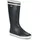 2 Gummistiefel Marine/Weiß 41