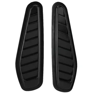E39 Lufteinlass Motorhaube - Lufteinlass 2 Stück Auto Lufteinl?Sse Universal Luftstrom Einlass Dekorative Schaufel Motorhaube Lüftungshaube Abdeckung Kfz-Ersatzteile