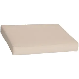 Gardenson Loungekissen , Beige , Textil , Uni , Füllung: Schaumstoff , 60x8x60 cm , formstabil, für den Außenbereich geeignet, UV-beständig , Gartenmöbel, Gartenpolster & Auflagen, Palettenkissen