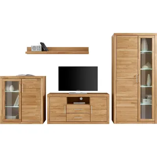 OTTO home Home affaire Wohnwand »Logo« Set, 4 Stk. tlg., braun