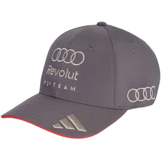 adidas Unisex Audi REVOLUT Formula ONE Team Baseball Cap, Grey strata, M-L
