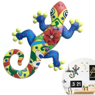 Metallenes Wanddeko für den Garten - Hängendes Ornament - 25 x 17 x 0,8 cm - Dauerhaftes Eisen