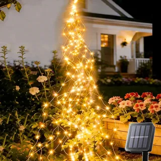 yowin Lichterkette Solar 2M 200 LED IP65