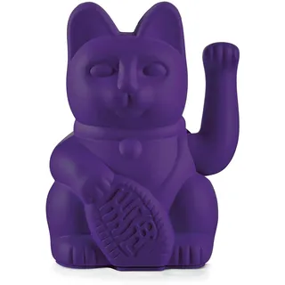 donkey Lucky Cat Winkekatze 15cm lila/rosa