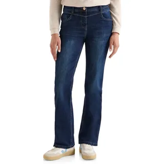 Cecil Bootcut Jeans Dark Blue wash 30