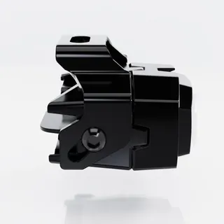 SP 1140800 HIGHSIDER pro Nebelscheinwerfer MH24-FOG LED Schwarz  passend fuer YAMAHA DT 125 Schwarz