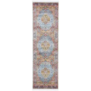 carpetfine Esha Teppichläufer 80 x 300 cm Mehrfarbig