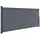 Seitenmarkise 500 x 180 cm Grau Polyester