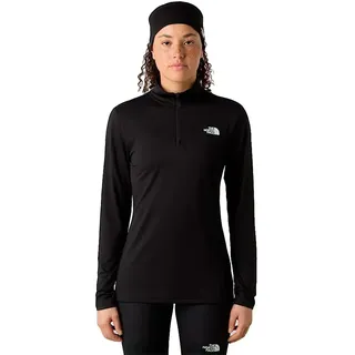 The North Face Flex Halbreißverschluss-langarm-t-shirt - tnf black - M