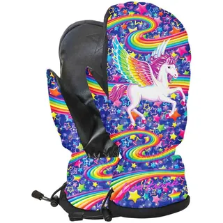 Celtek Damen Bitten by a Womitten Handschuhe, blau pink gelb, L EU