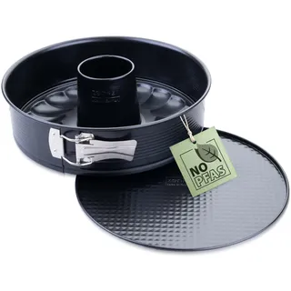 Zenker Perfect Black Springform mit Flach- und Rohrboden Ø 24 cm