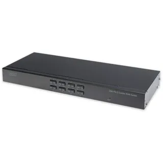 Digitus 8-fach Kombo-KVM Switch 1 Benutzer 8 PCs Modul Slot für IP 8-Port PS/2 USB