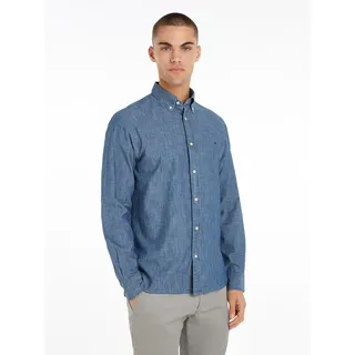 Tommy Hilfiger Langarmhemd »CHAMBRAY SOLID RF SHIRT«, lila