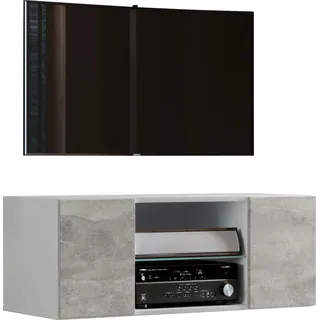 VCM TV Wand Hänge Lowboard Fernsehschrank Jusa 95