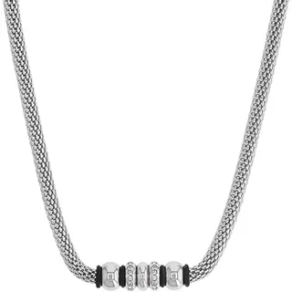 s.Oliver Collier für Damen mit Kristallen von Swarovski, Edelstahl, Silber