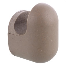 WAGNER - hooks4home - Design-Wandhaken PILL - 75 x 55 x 45 mm, recycelter Bio Kunststoff, taupe - Made in DE - 17042221