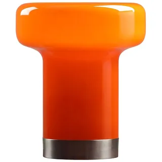 Tischlampe Glas Orange Schlafzimmer Büro h:29 cm E14 Nachttischleuchte Modern