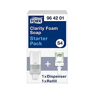 Tork S4 Seifenspender und Nachfüllpackung Kunststoff Weiß 2 Stück