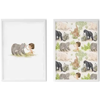 Crochetts Lamellen 30 x 42 x 1 cm Dschungel, 2 Stück