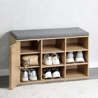 KESPER Schuhschrank 76 x 48 x 29,5 cm Grau / Grau