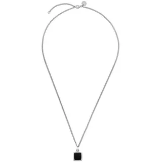 Purelei Purelei® Night Halskette (Silber), Wasserfeste Halskette für Männer mit Anhänger, Halskette aus Edelstahl für Herren, Geschenk für Männer