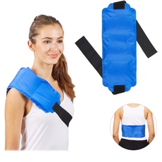 Bild von Kühlpad groß, Schulter & Rücken, Klettverschlussband, Gel, warm & kalt, Erste Hilfe Mehrfachkompresse, blau, 1 Stück