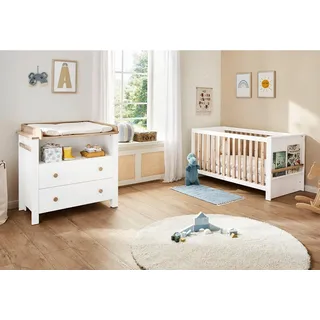Pinolino Babyzimmer , Naturfarben, Weiß , Holz , Eiche , Babymöbel & Kindermöbel, Babyzimmer, Babyzimmer-Serien
