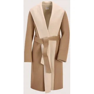 MADELEINE Langmantel "Doubleface-Mantel Eleganter Mantel mit Kaschmir" hochwertige Wollmischung, Doubleface, caramel, kiesel