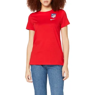 Nike Damen ATM W NK Tee Evergreen Crest T-Shirt, Sport red, L