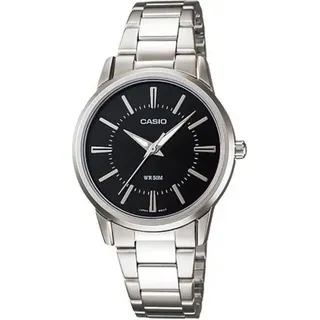 Damen Uhr Casio LTP-1303D-1A - Silber, Schwarz