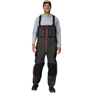 frogg toggs Herren Pilot II Guide Lätzchen Pilotenführer, Schwarz/Charcoal, Small