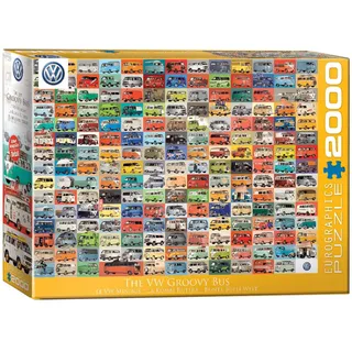 Eurographics 2000 Teile - VW Bulli Collage, 68 x 97 cm