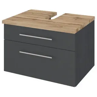 Held MÖBEL Waschbeckenunterschrank »Davos«, BxHxT: 60 x 41 x 47 cm - grau