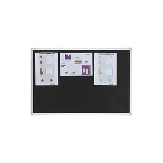 FRANKEN Pinnwand X-tra!Line 60,0 x 45,0 cm Textil schwarz