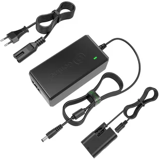 Gonine ACK-E6 Ersatz-Ladegerät für Canon EOS 70D 7D, EOS 60D 6D, EOS 5D Mark II, EOS 5DS, EOS 5DS-R DSLR-Kameras mit vollständig dekodiertem Smart Chip