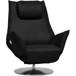 Koinor Relaxsessel , Schwarz , Metall , Echtleder , Nappaleder , 92x79x90 cm , Goldenes M, Made in Germany, DIN EN ISO 9001, Dgm , Fußauswahl, Lederauswahl, Stoffauswahl, Netzbetrieb , Wohnzimmer, Sessel, Ledersessel
