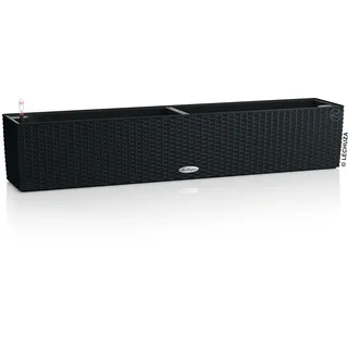 LECHUZA Balconera Cottage 100 99 x 19 x 19 cm Graphitschwarz